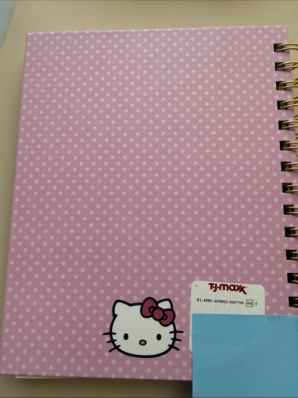 NWT..Hello Kitty Pink and Cream 2027 Spiral Planner . smoke and pet free home.
